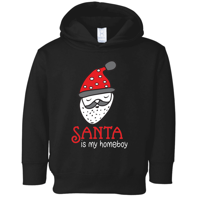 Christmas Santa is my Homeboy Toddler Hoodie