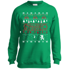 Youth Stranger Things Merry Christmas Upsidedown Ugly Christmas Sweatshirt