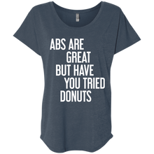 Abs Are Great But Have You Tried Donuts Funny Women's T-Shirt