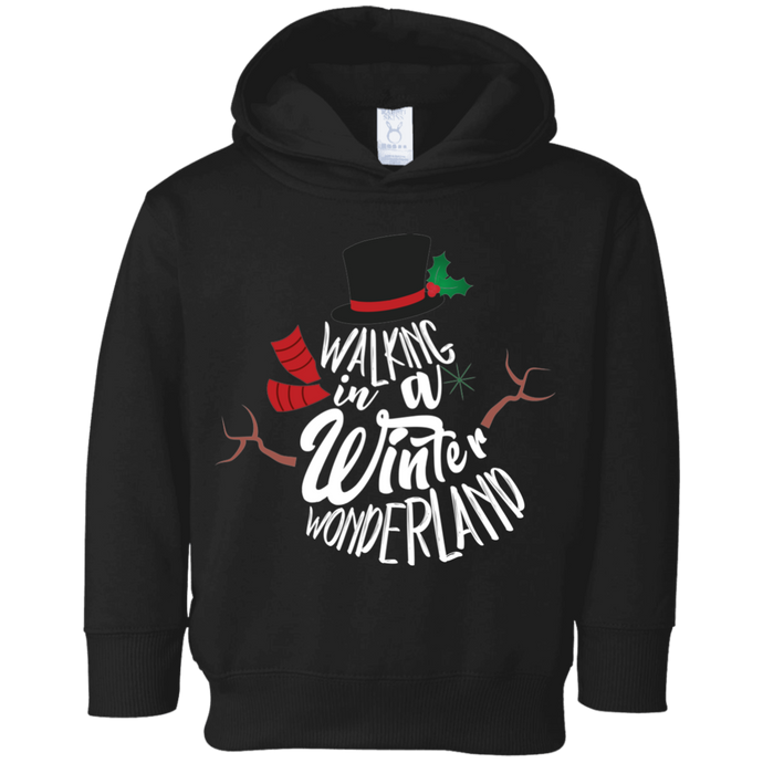 Walking in a Winter Wonderland WP Toddler Hoodie