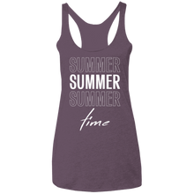 Summer Summer Summer Time NL6733 Ladies' Triblend Racerback Tank