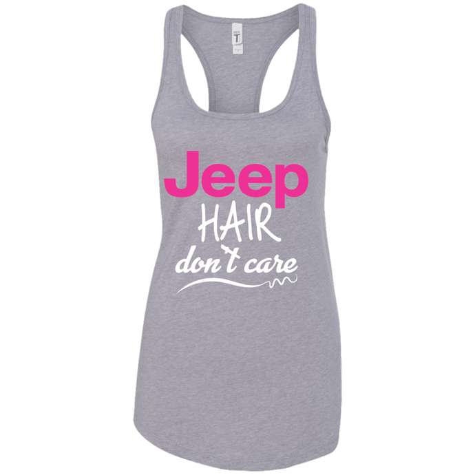 Jeep Hair Don't Care NL1533 Next Level Ladies Ideal Racerback Tank