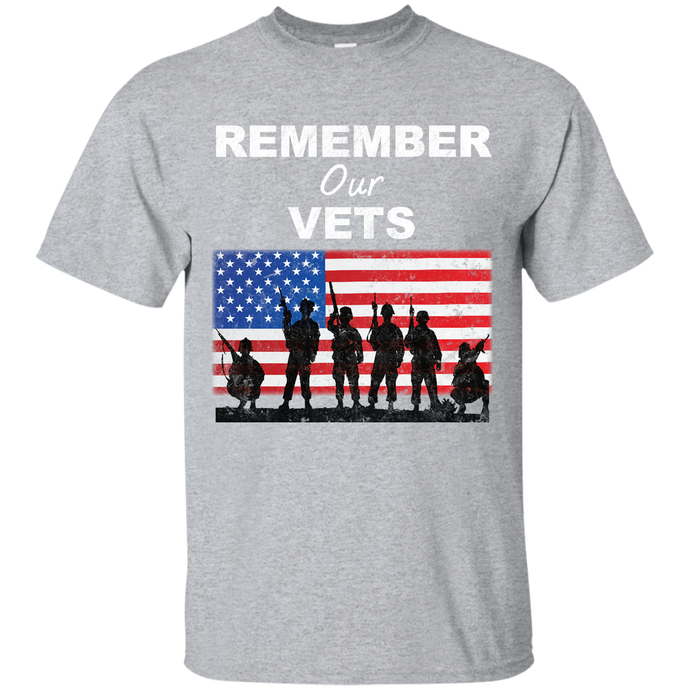 Remember Our Vets USA American Memorial Day T-Shirt