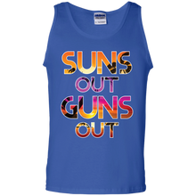 Suns Out Guns Out Funny Mens Tank Top