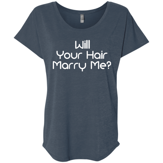 Will Your Hair Marry Me Stylist Modern T-Shirt