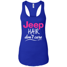 Jeep Hair Don't Care NL1533 Next Level Ladies Ideal Racerback Tank