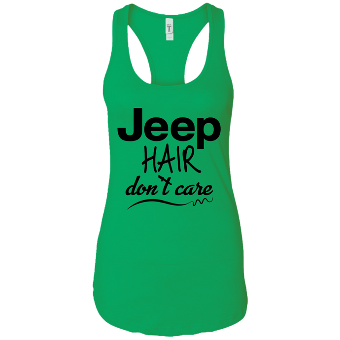 Jeep Hair Don't Care NL1533 Next Level Ladies Ideal Racerback Tank