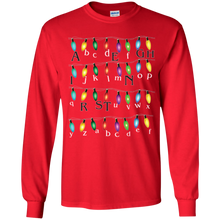 Youth Strange Lights Merry Christmas Upsidedown Ugly Christmas Long-Sleeve T-Shirt