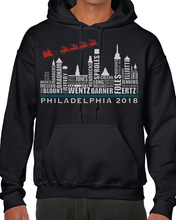 front of hoodie black