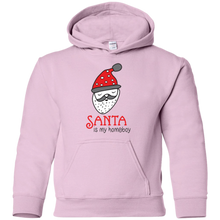 Cute Christmas Santa is my Homeboy Youth Hoodie