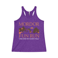 Mordor Fun Run Women's Tri-Blend Racerback Tank