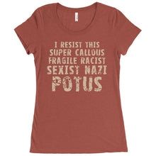 I Resist This Super Callous Fragile Racist Sexist Nazi Potus Anti-Trump Shirt
