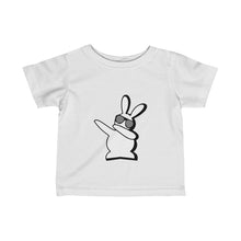 Dabbing Easter Bunny Funny Easter Infant Tshirt 3322 Rabbit Skins Infant Jersey T-Shirt Infant Fine Jersey Tee