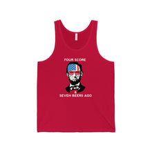 Abraham Lincoln July 4 Unisex Jersey Tank