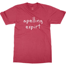 Humor Ironic Spelling Expirt Very Funny Mens Unisex Premium T-Shirt