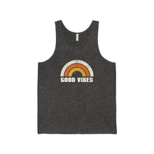 Good Vibes Vinstage Style Unisex Jersey Tank