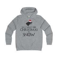 All I Want for Christmas is Snow Medieval Style Women's Hoodie