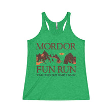 Mordor Fun Run Tank Women's Tri-Blend Racerback Tank