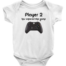 Cute Xbox Nintendo Daddy and Baby Player 2 Has Entered the Game Onesie/Bodysuit, TShirt. Perfect for Father's Day!