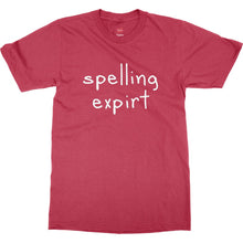 Humor Ironic Spelling Expirt Very Funny Mens Unisex Premium T-Shirt