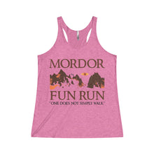 Mordor Fun Run Tank Women's Tri-Blend Racerback Tank