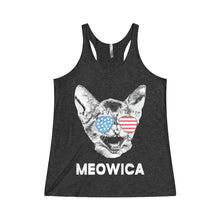 Meowica Next Level Women's Tri-Blend Racerback Tank