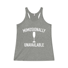 Mimossionaly Unavailable Drinking Women's Tri-Blend Racerback Tank