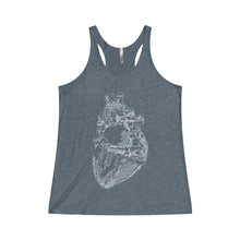 Anatomical Heart Women's Tri-Blend Racerback Tank