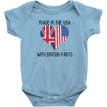 Made in the USA - With British Parts UK Infant Toddler Bodysuit Tee