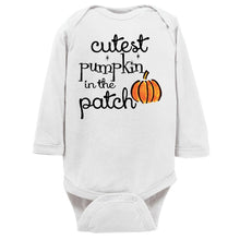 Cute Halloween Cutest Pumpkin in the Patch Bodysuit or Infant Tee