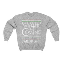 Winter is Coming Ugly Knit Medieval Thrones Style Sweater