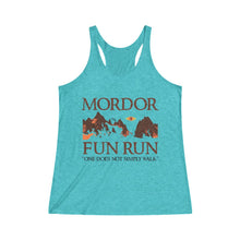 Mordor new printer printify Women's Tri-Blend Racerback Tank