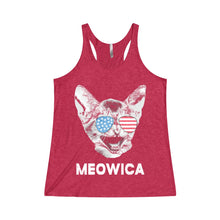 Meowica Next Level Women's Tri-Blend Racerback Tank