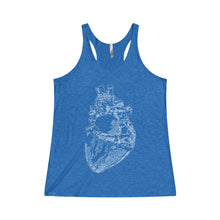 Anatomical Heart Women's Tri-Blend Racerback Tank