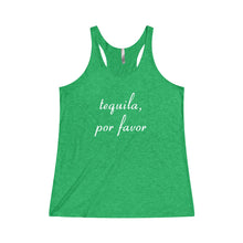 Tequila Por Favor Women's Tri-Blend Racerback Tank