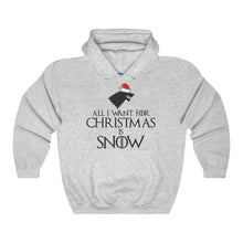 Holiday Sweaters All I Want for Christmas is Snow Medieval Style Hoodie