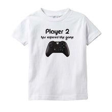 Cute Xbox Nintendo Daddy and Baby Player 2 Has Entered the Game Onesie/Bodysuit, TShirt. Perfect for Father's Day!