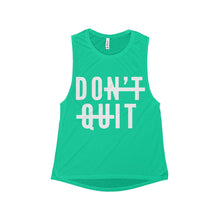 Don't Quit Women's Flowy Scoop Muscle Tank