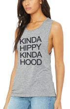 Kinda Hippy Kinda Hood Women's Flowy Scoop Muscle Tank