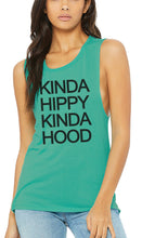 Kinda Hippy Kinda Hood Women's Flowy Scoop Muscle Tank