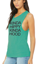 Kinda Hippy Kinda Hood Women's Flowy Scoop Muscle Tank