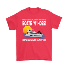 Original Step Brothers Movie Prestige Worldwide Boats N' Hoes Funny Men's T-Shirt
