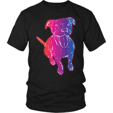 Bright, Glowing, Neon Pitbull Art Tee Men's/Women's t Shirt