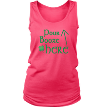 Pour Booze Here St. Patrick's Day Tank Top