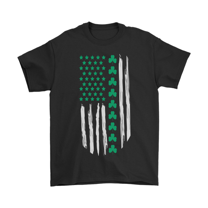 St. Patrick's day Irish American Flag T shirt