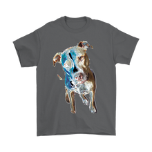 Colored Neon Pitbull Tee Dog T Shirt