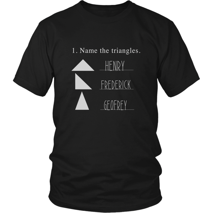 Name the Triangles Funny Shirt