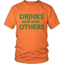 Drinks Well With Other Unisex Irish St Patrick's Day Shirt