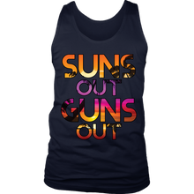 Suns Out Guns Out Funny Mens Tank Top by Disctrict