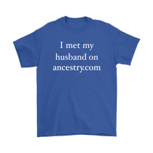 Funny I Met My Wife on Ancestry.com Hilarious Women's T-Shirt